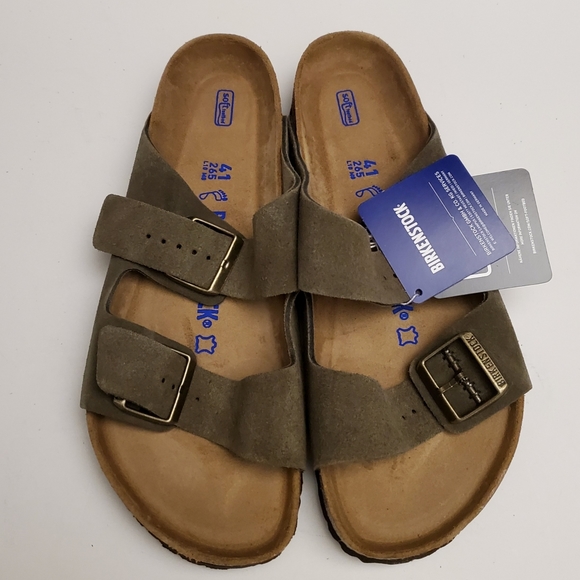 Birkenstock Shoes - New Birkenstock Arizona Forest Green Sandals